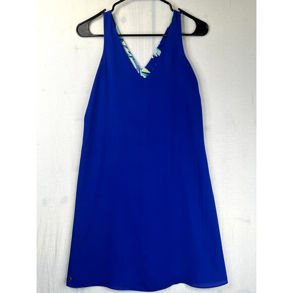 Lilly Pulitzer Reversible Florin dress Nest to Nothing/Twilight blue, size XXS - Picture 2 of 9